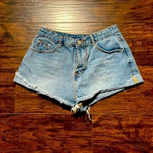 Nastygal denim shorts size m